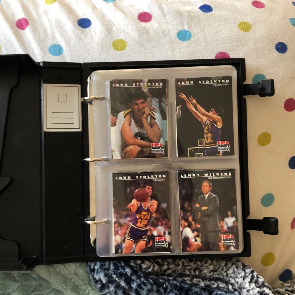Baseball and basketball cards